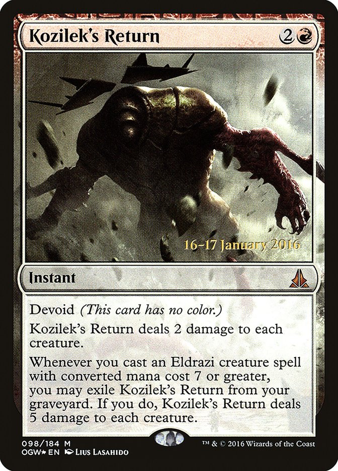 Kozilek's Return [Oath of the Gatewatch Prerelease Promos] | Anubis Games and Hobby