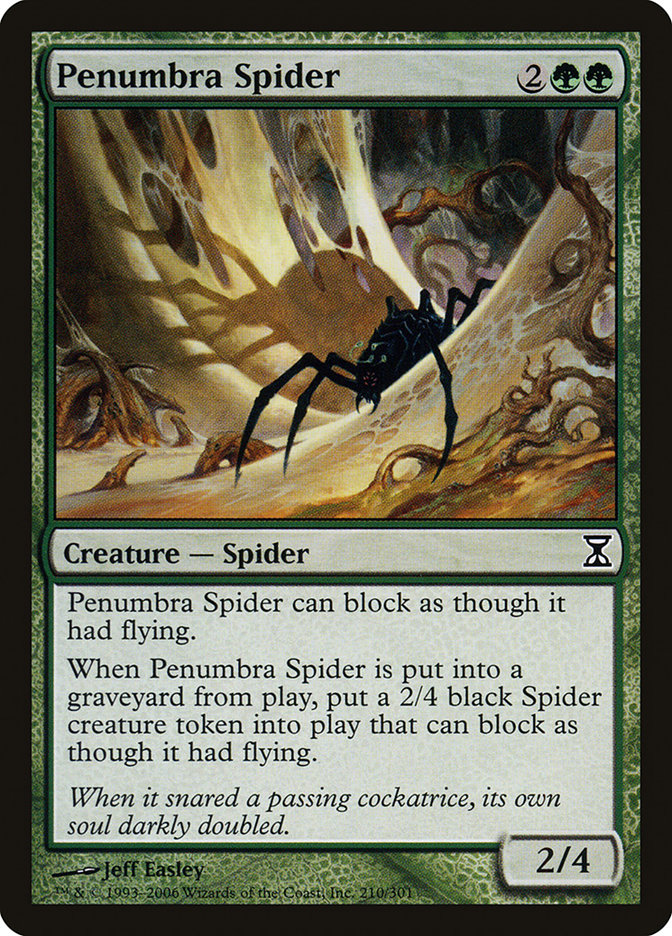 Penumbra Spider [Time Spiral] | Anubis Games and Hobby