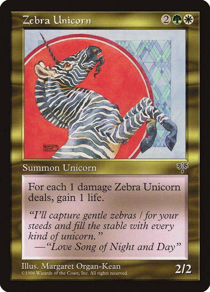 Zebra Unicorn [Mirage] | Anubis Games and Hobby