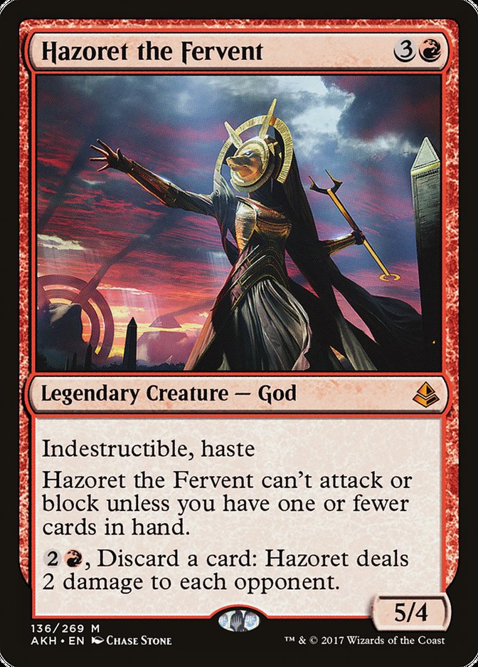 Hazoret the Fervent [Amonkhet] | Anubis Games and Hobby