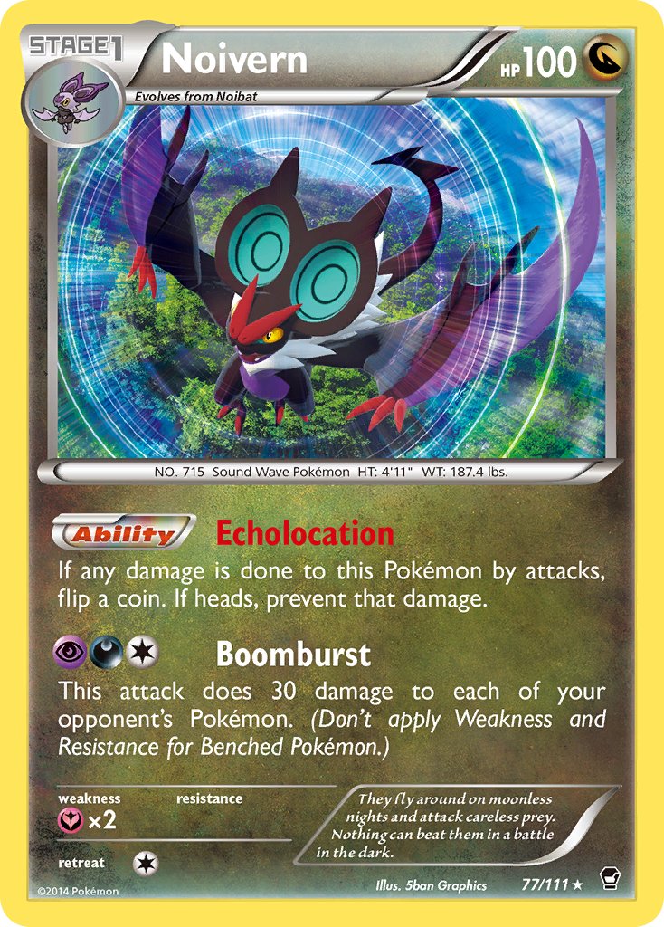 Noivern (77/111) (Cosmos Holo) (Blister Exclusive) [XY: Furious Fists] | Anubis Games and Hobby