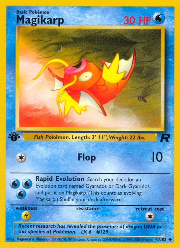 Magikarp (47/82) [Team Rocket 1st Edition] | Anubis Games and Hobby