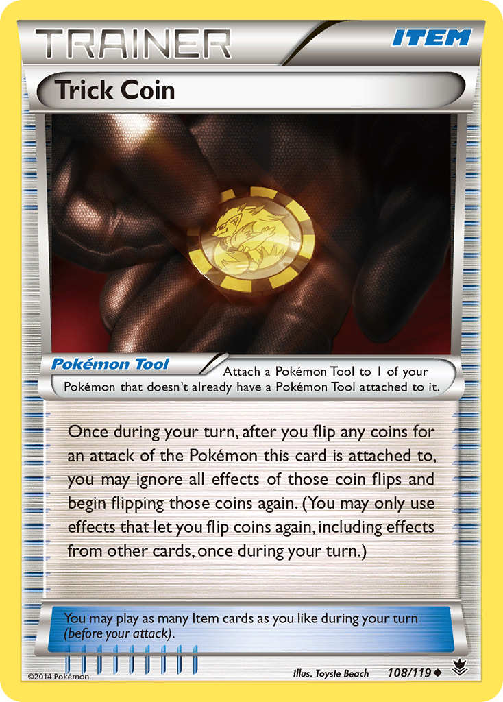 Trick Coin (108/119) [XY: Phantom Forces] | Anubis Games and Hobby