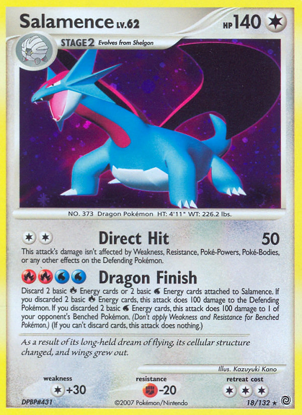 Salamence (18/132) [Diamond & Pearl: Secret Wonders] | Anubis Games and Hobby