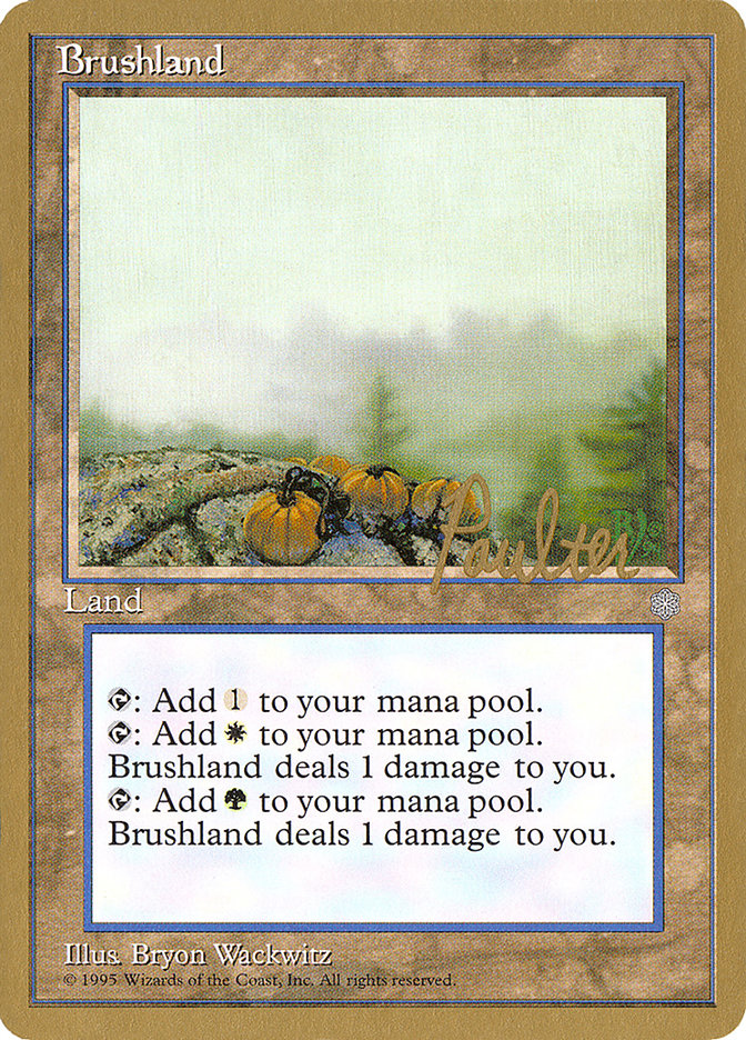 Brushland (Preston Poulter) [Pro Tour Collector Set] | Anubis Games and Hobby