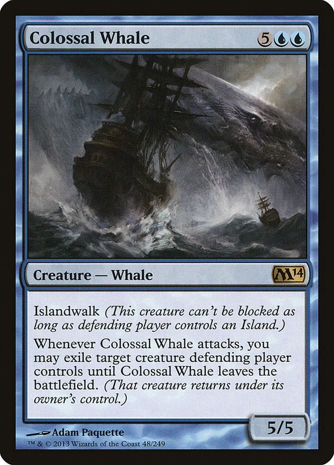 Colossal Whale [Magic 2014] | Anubis Games and Hobby
