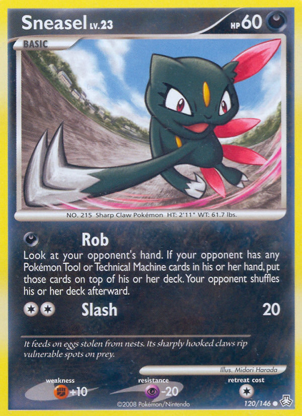 Sneasel (120/146) [Diamond & Pearl: Legends Awakened] | Anubis Games and Hobby