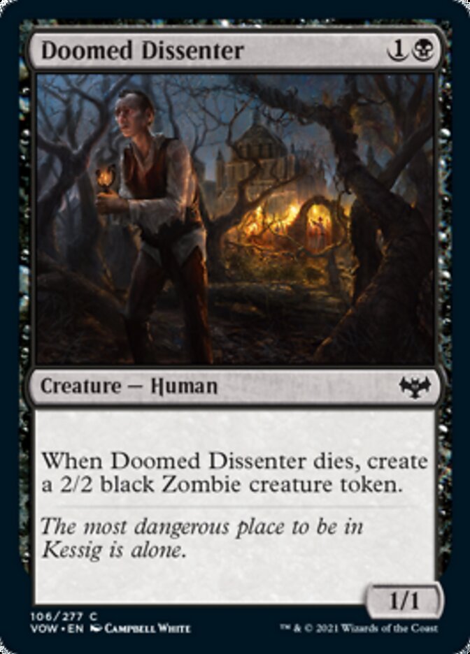 Doomed Dissenter [Innistrad: Crimson Vow] | Anubis Games and Hobby