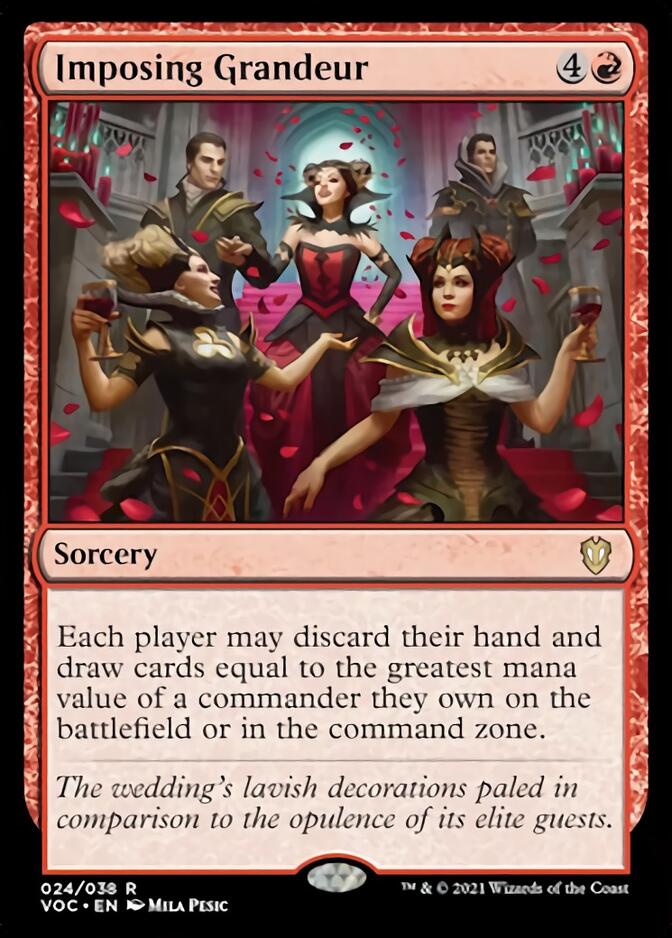 Imposing Grandeur [Innistrad: Crimson Vow Commander] | Anubis Games and Hobby