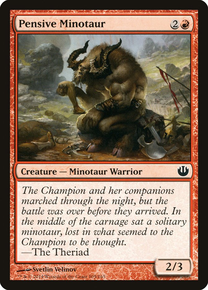 Pensive Minotaur [Journey into Nyx] | Anubis Games and Hobby