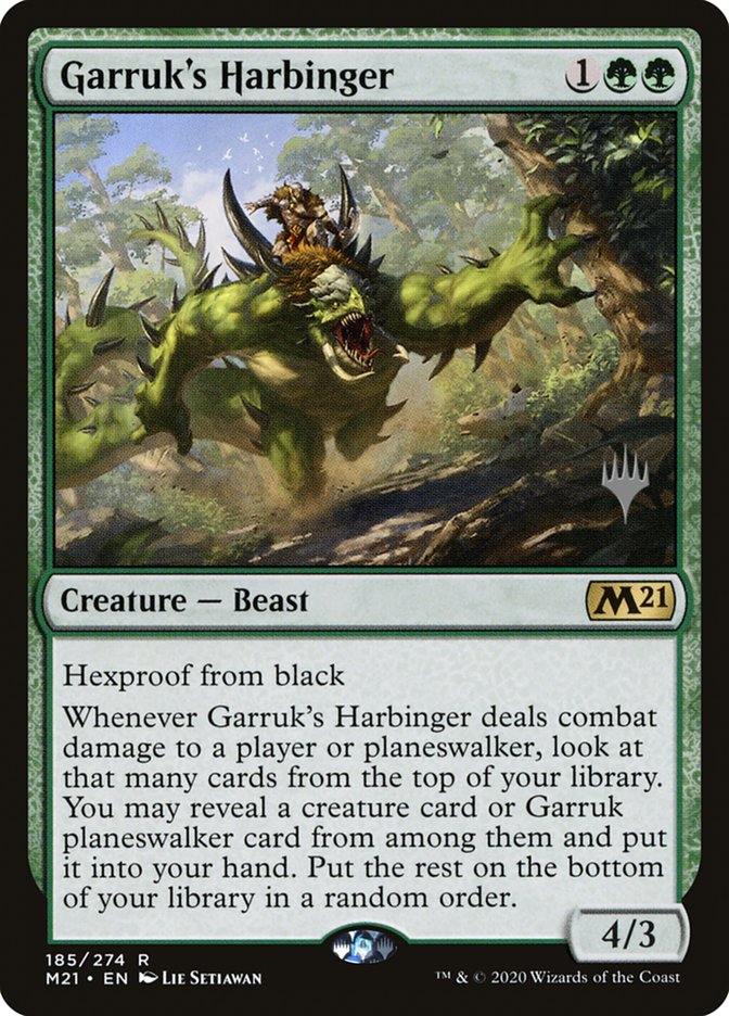 Garruk's Harbinger (Promo Pack) [Core Set 2021 Promos] | Anubis Games and Hobby