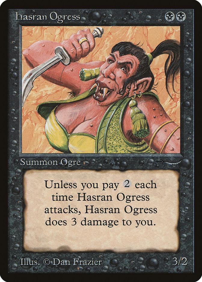 Hasran Ogress (Light Mana Cost) [Arabian Nights] | Anubis Games and Hobby
