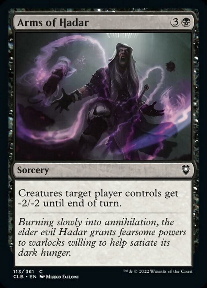 Arms of Hadar [Commander Legends: Battle for Baldur's Gate] | Anubis Games and Hobby