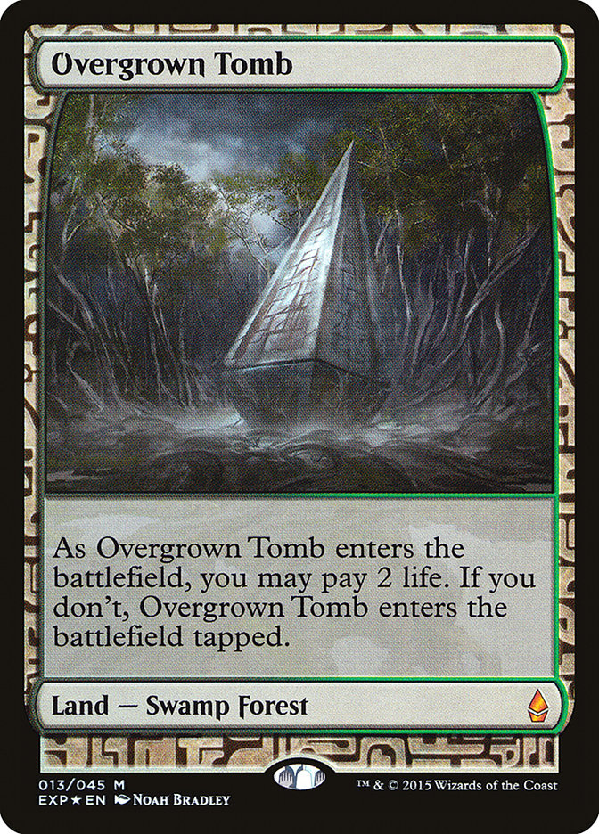 Overgrown Tomb [Zendikar Expeditions] | Anubis Games and Hobby