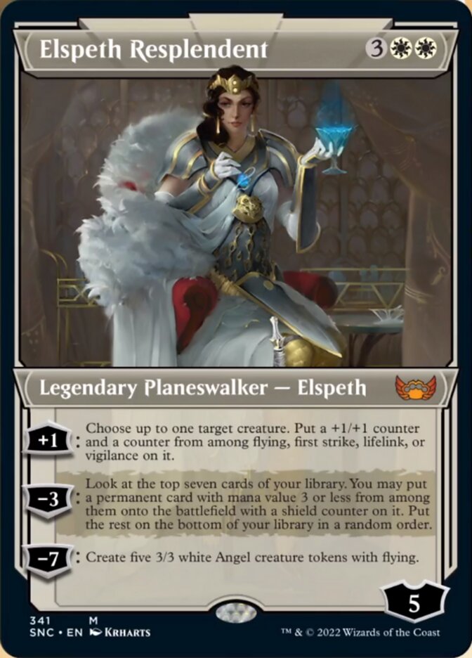 Elspeth Resplendent (Showcase Art Deco) [Streets of New Capenna] | Anubis Games and Hobby