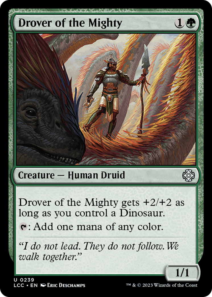 Drover of the Mighty [The Lost Caverns of Ixalan Commander] | Anubis Games and Hobby