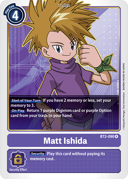 Matt Ishida [BT2-090] [Release Special Booster Ver.1.0] | Anubis Games and Hobby