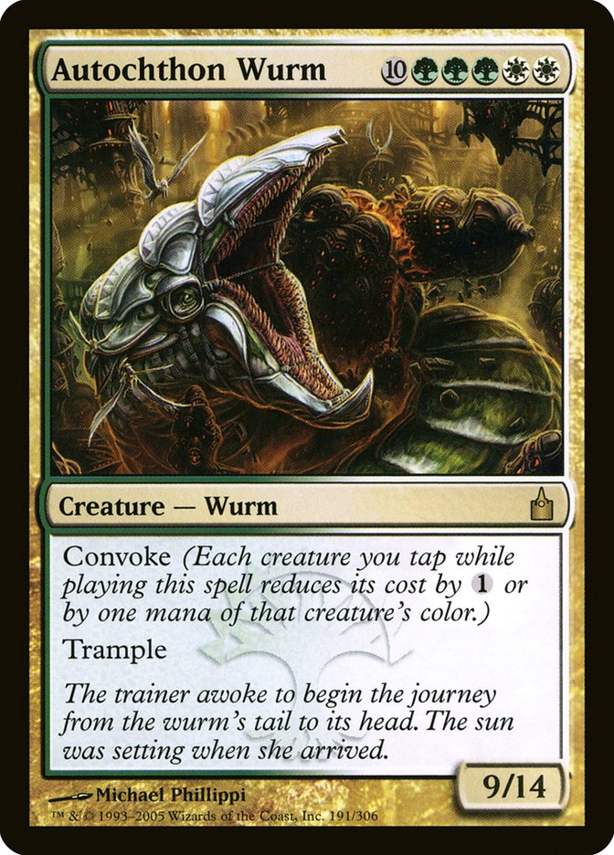 Autochthon Wurm [Ravnica: City of Guilds] | Anubis Games and Hobby