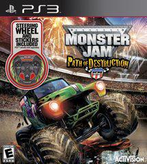 Monster Jam: Path of Destruction with Wheel - Playstation 3 | Anubis Games and Hobby