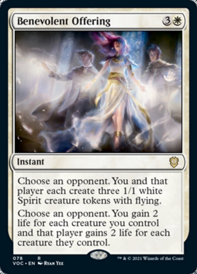 Benevolent Offering [Innistrad: Crimson Vow Commander] | Anubis Games and Hobby