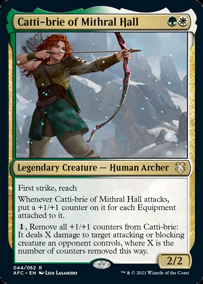 Catti-brie of Mithral Hall [Dungeons & Dragons: Adventures in the Forgotten Realms Commander] | Anubis Games and Hobby