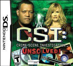 CSI: Crime Scene Investigation Unsolved - Nintendo DS | Anubis Games and Hobby
