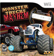 Monster Trucks Mayhem with Racing Wheel - Wii | Anubis Games and Hobby