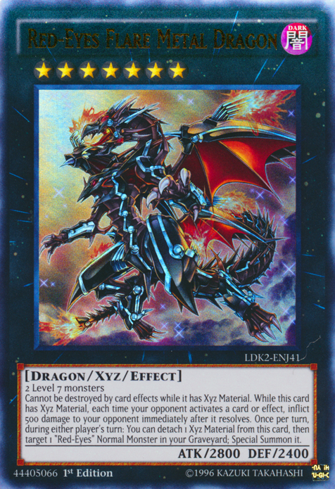 Red-Eyes Flare Metal Dragon [LDK2-ENJ41] Ultra Rare | Anubis Games and Hobby