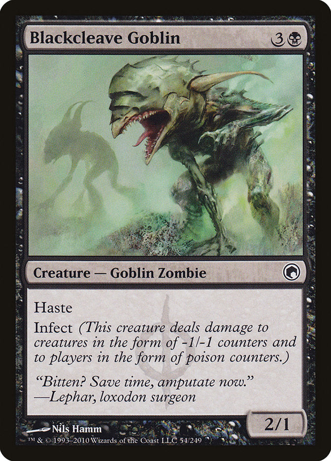 Blackcleave Goblin [Scars of Mirrodin] | Anubis Games and Hobby