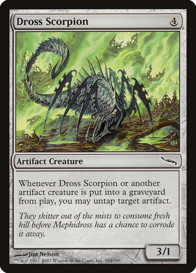 Dross Scorpion [Mirrodin] | Anubis Games and Hobby
