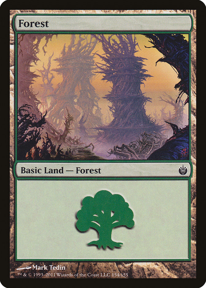 Forest (154) [Mirrodin Besieged] | Anubis Games and Hobby