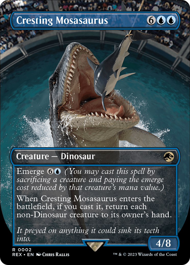 Cresting Mosasaurus (Borderless) [Jurassic World Collection] | Anubis Games and Hobby