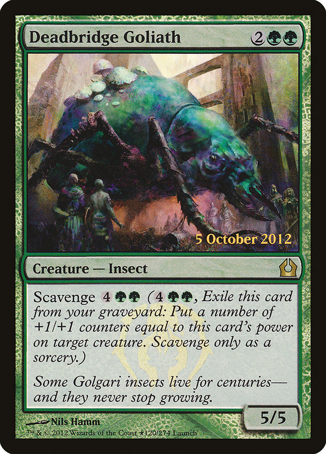 Deadbridge Goliath [Return to Ravnica Prerelease Promos] | Anubis Games and Hobby