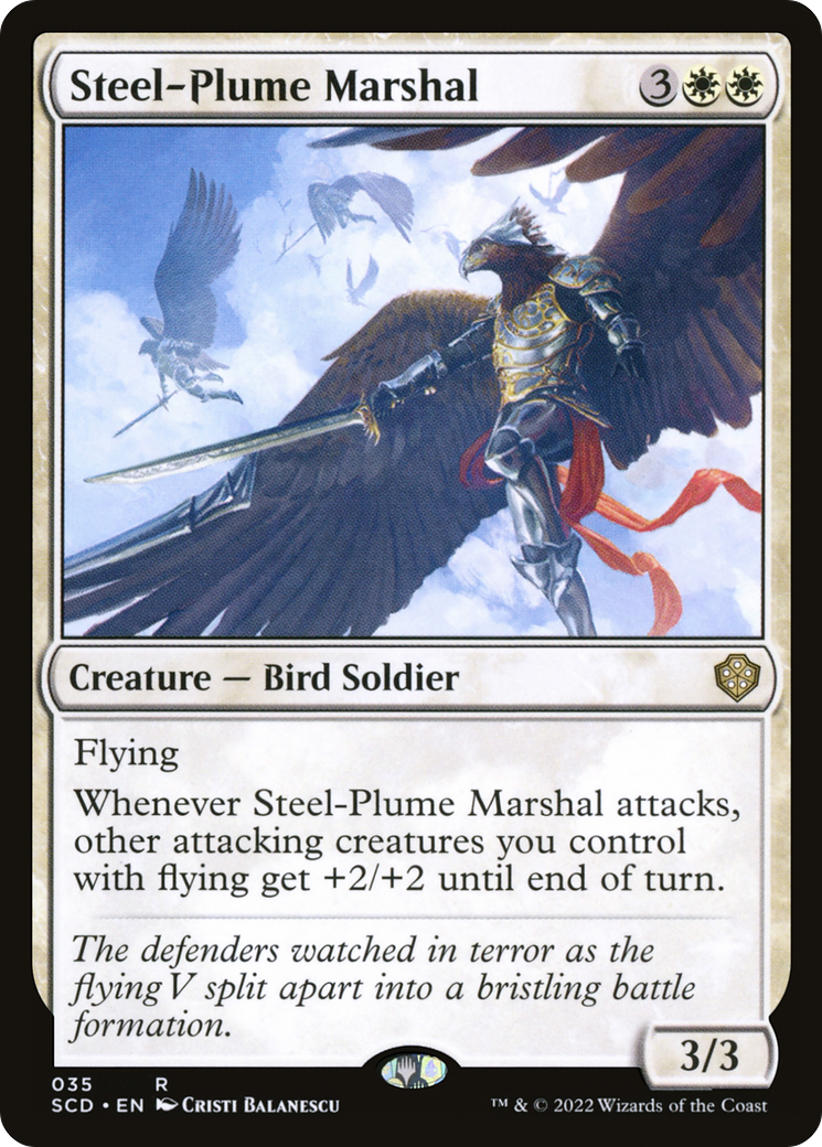 Steel-Plume Marshal [Starter Commander Decks] | Anubis Games and Hobby