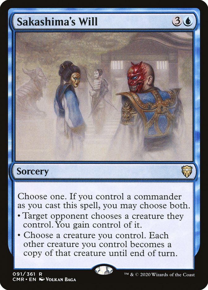 Sakashima's Will [Commander Legends] | Anubis Games and Hobby
