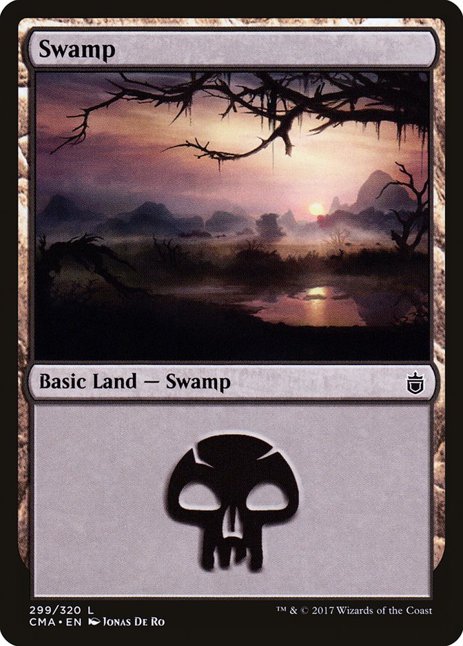 Swamp (299) [Commander Anthology] | Anubis Games and Hobby