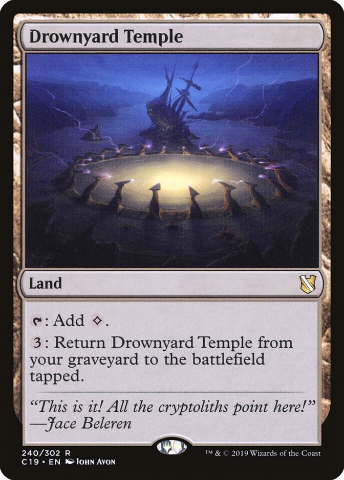 Drownyard Temple [Commander 2019] | Anubis Games and Hobby