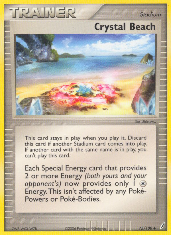 Crystal Beach (75/100) [EX: Crystal Guardians] | Anubis Games and Hobby