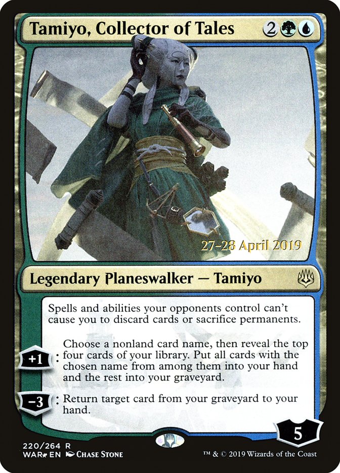 Tamiyo, Collector of Tales [War of the Spark Prerelease Promos] | Anubis Games and Hobby