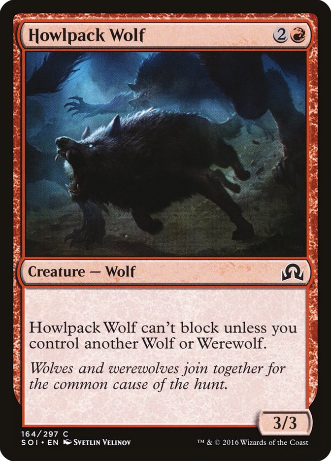 Howlpack Wolf [Shadows over Innistrad] | Anubis Games and Hobby