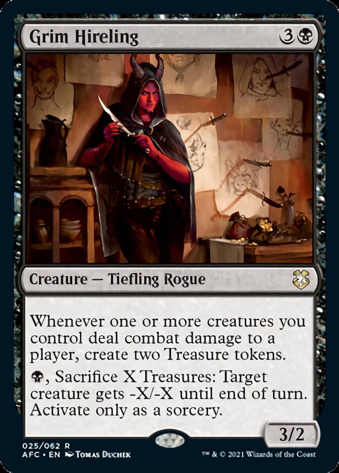 Grim Hireling [Dungeons & Dragons: Adventures in the Forgotten Realms Commander] | Anubis Games and Hobby