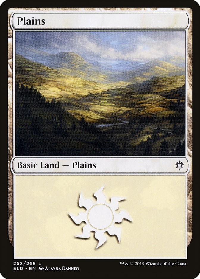 Plains (252) [Throne of Eldraine] | Anubis Games and Hobby