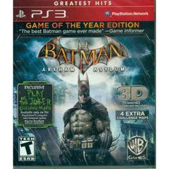 Batman: Arkham Asylum [Game of the Year] - Playstation 3 | Anubis Games and Hobby