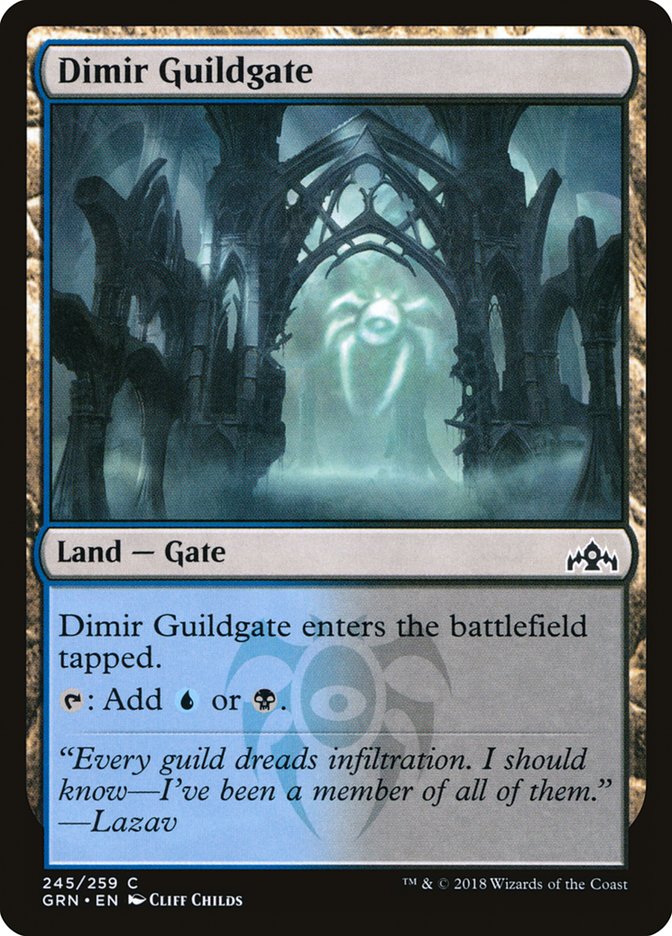 Dimir Guildgate (245/259) [Guilds of Ravnica] | Anubis Games and Hobby
