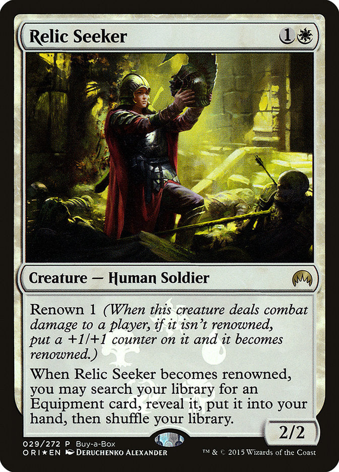 Relic Seeker (Buy-A-Box) [Magic Origins Promos] | Anubis Games and Hobby