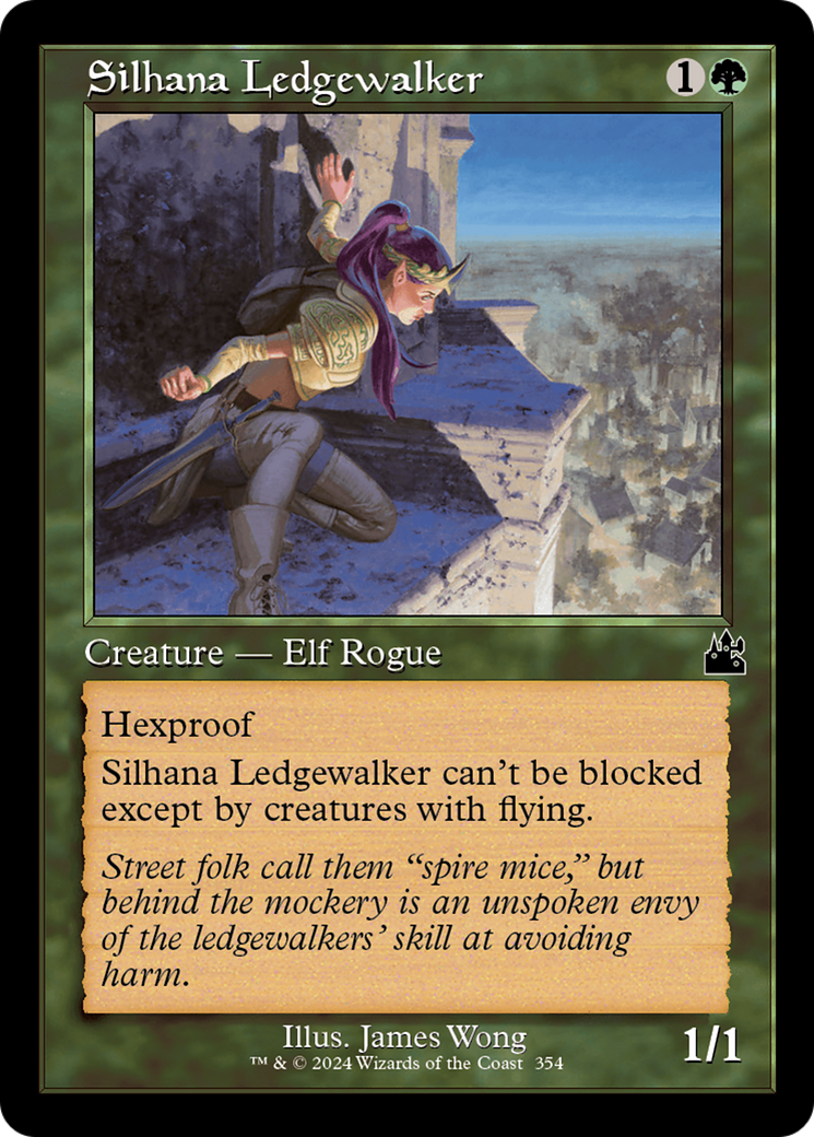 Silhana Ledgewalker (Retro Frame) [Ravnica Remastered] | Anubis Games and Hobby