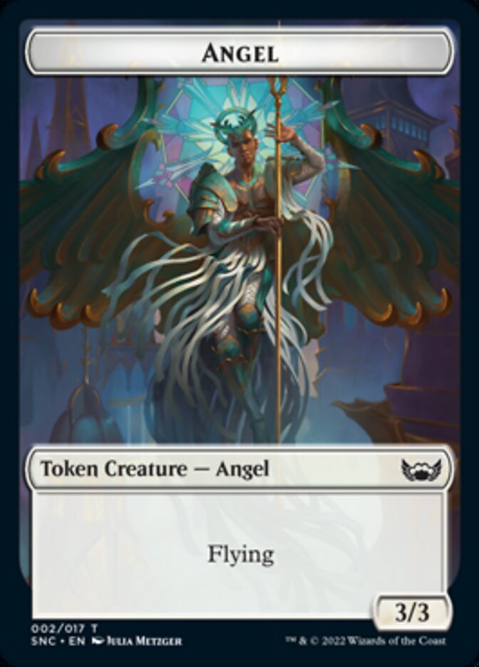 Treasure (015) // Angel Double-Sided Token [Streets of New Capenna Tokens] | Anubis Games and Hobby