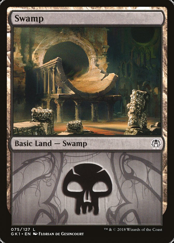 Swamp (75) [Guilds of Ravnica Guild Kit] | Anubis Games and Hobby