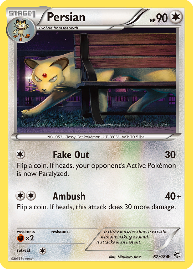 Persian (62/98) [XY: Ancient Origins] | Anubis Games and Hobby