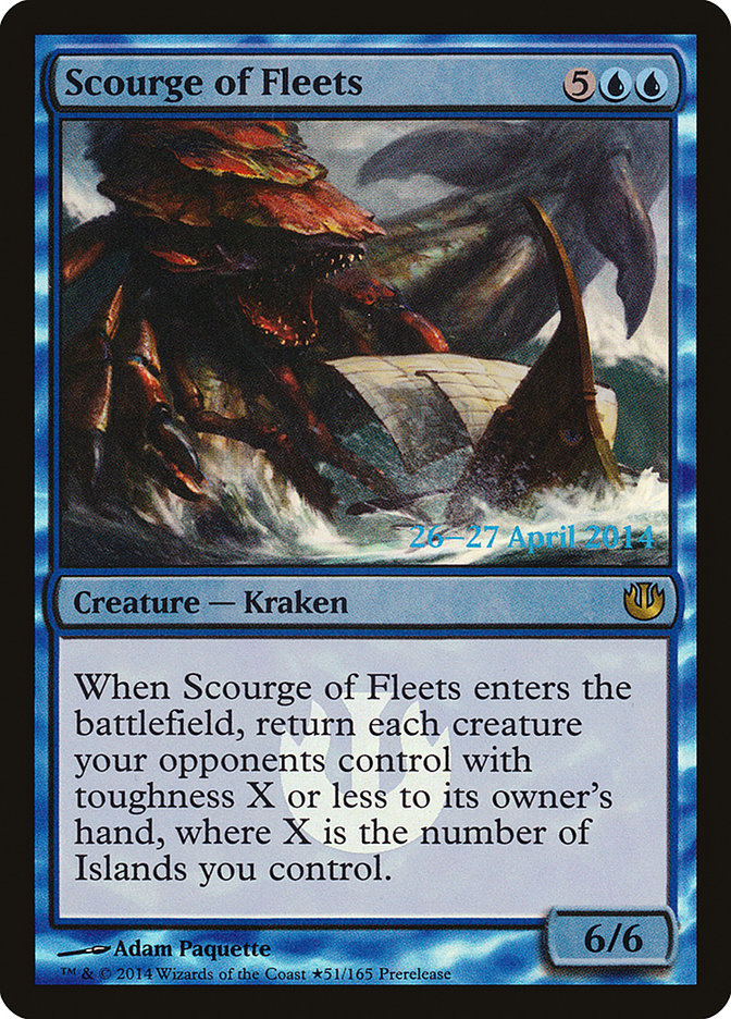 Scourge of Fleets [Journey into Nyx Prerelease Promos] | Anubis Games and Hobby